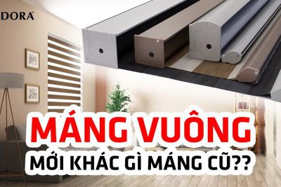 Phụ Kiện Máng Vuông Rèm Cầu Vồng PADORA: Giải Pháp Hoàn Hảo Cho Không Gian Hiện Đại