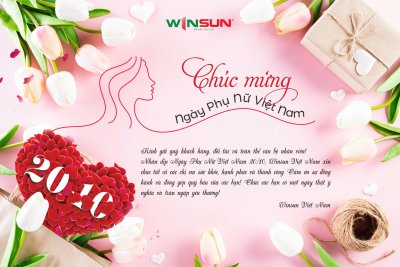 LỜI CHÚC MỪNG NGÀY PHỤ NỮ VIỆT NAM 20/10 TỪ WINSUN VIỆT NAM